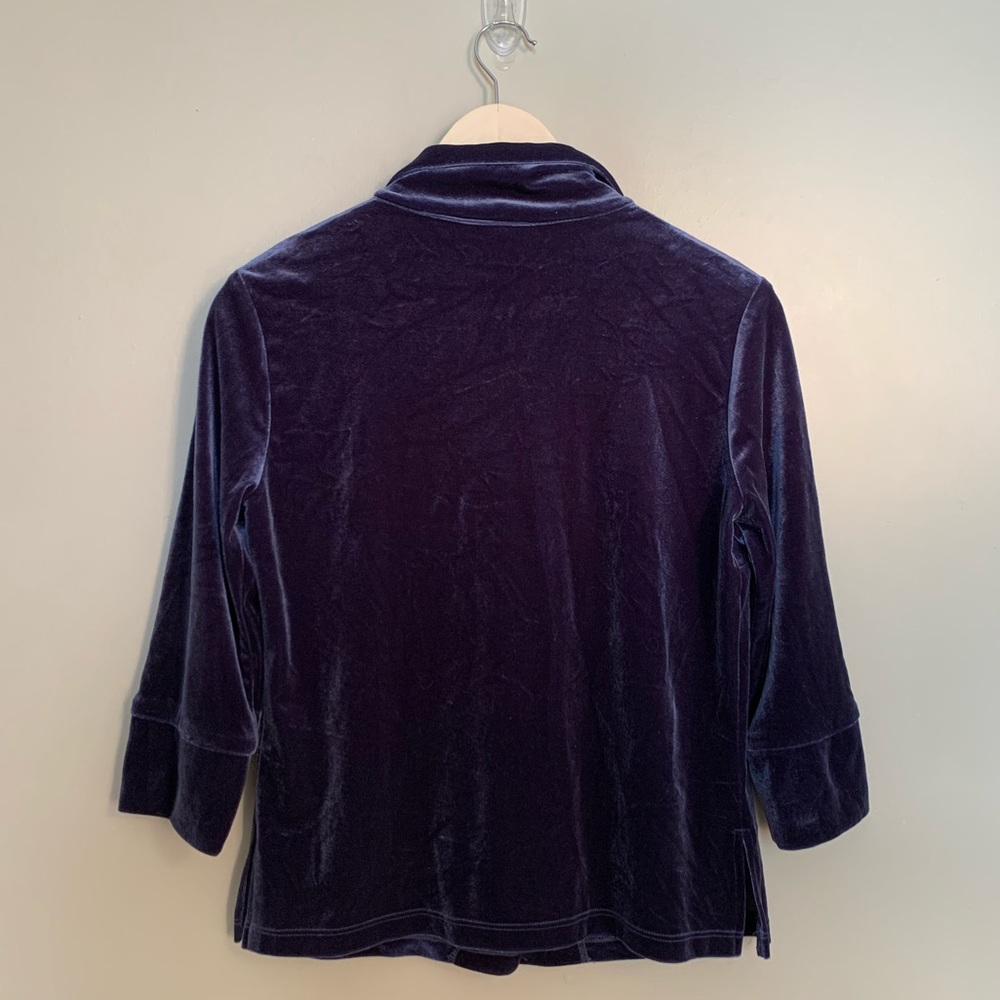 Vintage Velvet Button Down - Picture 2 of 3